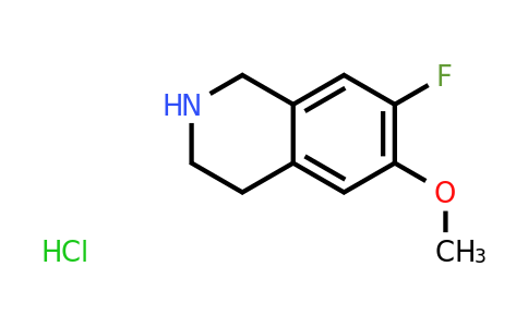 CAS 1432681-10-1 | 7-fluoro-6-methoxy-1,2,3,4-tetrahydroisoquinoline hydrochloride