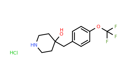 CAS 1432681-24-7 | 4-{[4-(trifluoromethoxy)phenyl]methyl}piperidin-4-ol hydrochloride