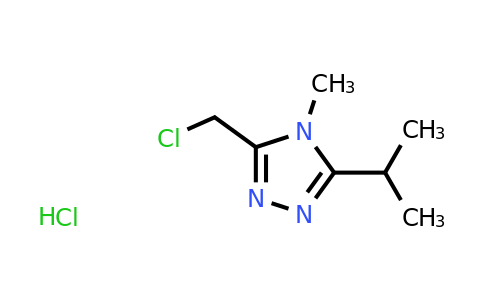 CAS 1432681-31-6 | 3-(chloromethyl)-4-methyl-5-(propan-2-yl)-4H-1,2,4-triazole hydrochloride