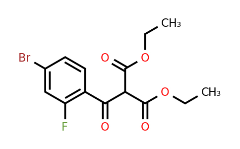 CAS 1432681-52-1 | 1,3-diethyl 2-(4-bromo-2-fluorobenzoyl)propanedioate