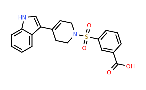 CAS 1432681-64-5 | 3-{[4-(1H-indol-3-yl)-1,2,3,6-tetrahydropyridin-1-yl]sulfonyl}benzoic acid