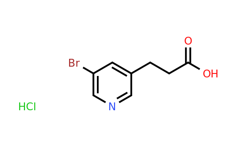 CAS 1432681-70-3 | 3-(5-bromopyridin-3-yl)propanoic acid hydrochloride