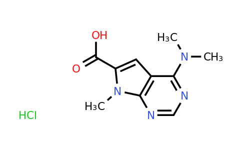 CAS 1432681-71-4 | 4-(dimethylamino)-7-methyl-7H-pyrrolo[2,3-d]pyrimidine-6-carboxylic acid hydrochloride