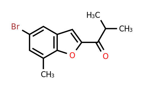 CAS 1432681-76-9 | 1-(5-bromo-7-methyl-1-benzofuran-2-yl)-2-methylpropan-1-one