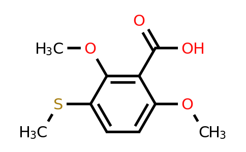 CAS 1432681-96-3 | 2,6-dimethoxy-3-(methylsulfanyl)benzoic acid