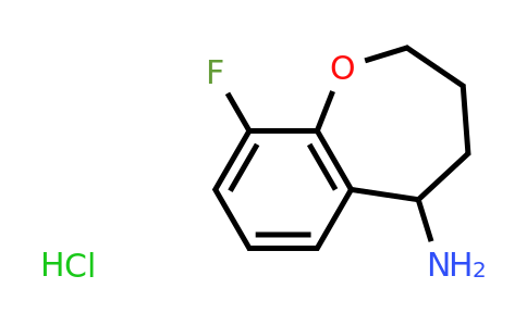 CAS 1432682-02-4 | 9-fluoro-2,3,4,5-tetrahydro-1-benzoxepin-5-amine hydrochloride