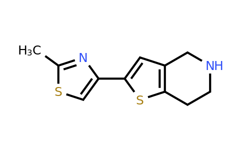 CAS 1432682-07-9 | 2-methyl-4-{4H,5H,6H,7H-thieno[3,2-c]pyridin-2-yl}-1,3-thiazole