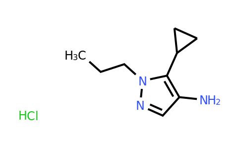 CAS 1432682-11-5 | 5-cyclopropyl-1-propyl-1H-pyrazol-4-amine hydrochloride