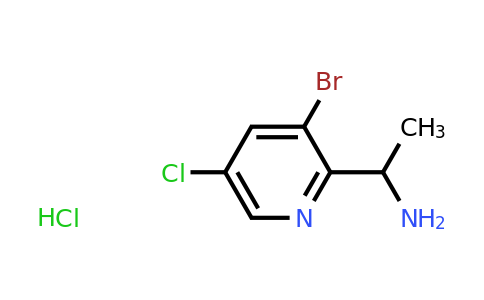 CAS 1432754-20-5 | 1-(3-bromo-5-chloropyridin-2-yl)ethanamine hydrochloride