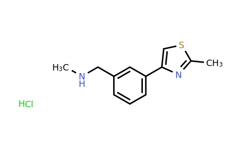 CAS 1432754-23-8 | N-methyl-1-(3-(2-methylthiazol-4-yl)phenyl)methanamine hydrochloride