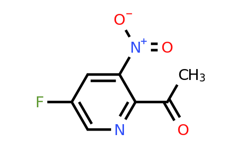 CAS 1432754-46-5 | 1-(5-fluoro-3-nitropyridin-2-yl)ethanone