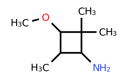 CAS 1432792-79-4 | 3-methoxy-2,2,4-trimethylcyclobutan-1-amine