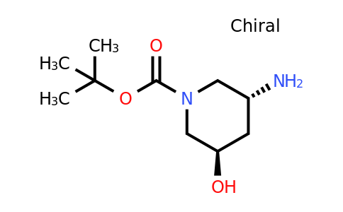 CAS 1433178-03-0 | (3R,5R)-3-Amino-5-hydroxy-piperidine-1-carboxylic acid tert-butyl ester