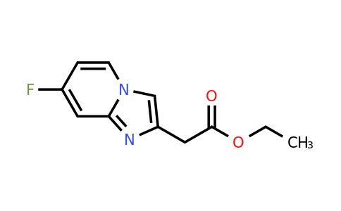 CAS 1433203-72-5 | ethyl 2-(7-fluoroimidazo[1,2-a]pyridin-2-yl)acetate