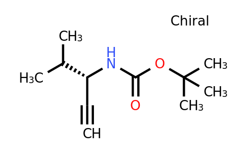 CAS 143327-78-0 | Carbamic acid, [(1S)-1-(1-methylethyl)-2-propynyl]-, 1,1-dimethylethyl ester