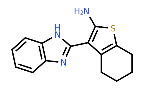 CAS 143361-89-1 | 3-(1H-1,3-benzodiazol-2-yl)-4,5,6,7-tetrahydro-1-benzothiophen-2-amine
