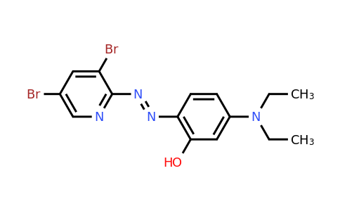 CAS 14337-54-3 | 2-((3,5-Dibromopyridin-2-yl)diazenyl)-5-(diethylamino)phenol