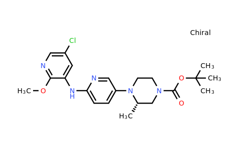 CAS 1433854-85-3 | tert-butyl (3S)-4-[6-[(5-chloro-2-methoxy-3-pyridyl)amino]-3-pyridyl]-3-methyl-piperazine-1-carboxylate