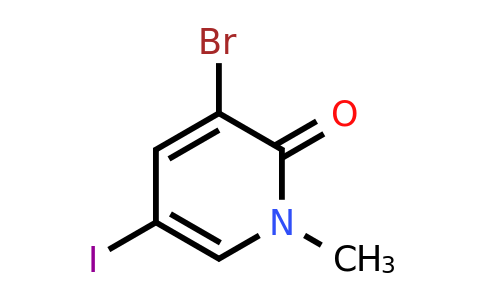 CAS 1433855-64-1 | 3-bromo-5-iodo-1-methyl-pyridin-2-one