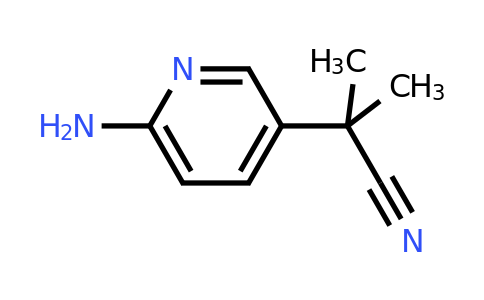 CAS 1433858-75-3 | 2-(6-Aminopyridin-3-yl)-2-methylpropanenitrile