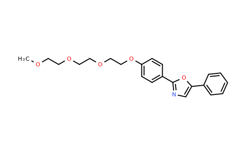 CAS 1433996-98-5 | 2-(4-(2-(2-(2-MEthoxyethoxy)ethoxy)ethoxy)phenyl)-5-phenyloxazole