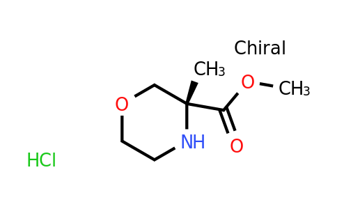 CAS 1434126-90-5 | methyl (3R)-3-methylmorpholine-3-carboxylate hydrochloride