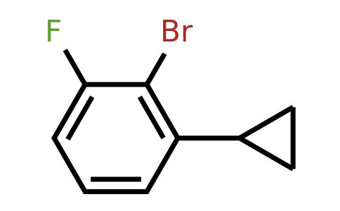 CAS 1434127-29-3 | 2-bromo-1-cyclopropyl-3-fluorobenzene