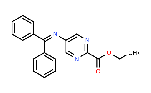 CAS 1434128-44-5 | Ethyl 5-[(Diphenylmethylene)amino]-2-pyrimidinecarboxylate