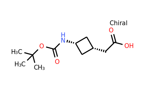 CAS 1434141-68-0 | 2-[cis-3-{[(tert-butoxy)carbonyl]amino}cyclobutyl]acetic acid