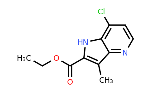 CAS 1434141-73-7 | ethyl 7-chloro-3-methyl-1H-pyrrolo[3,2-b]pyridine-2-carboxylate