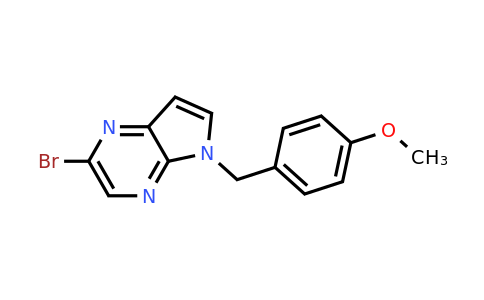 CAS 1434141-87-3 | 2-bromo-5-[(4-methoxyphenyl)methyl]-5H-pyrrolo[2,3-b]pyrazine