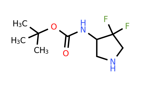 CAS 1434141-95-3 | tert-butyl N-(4,4-difluoropyrrolidin-3-yl)carbamate