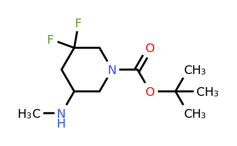 CAS 1434142-12-7 | tert-butyl 3,3-difluoro-5-(methylamino)piperidine-1-carboxylate