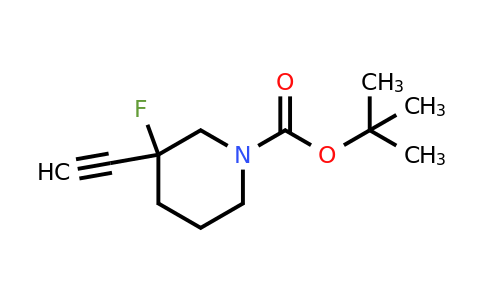 CAS 1434142-27-4 | tert-butyl 3-ethynyl-3-fluoropiperidine-1-carboxylate