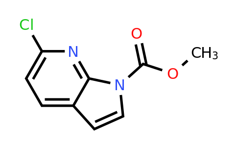 CAS 143468-07-9 | methyl 6-chloro-1H-pyrrolo[2,3-b]pyridine-1-carboxylate