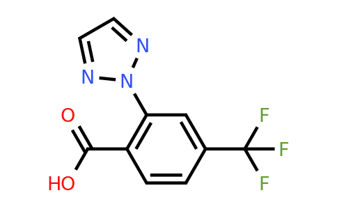 CAS 1435479-65-4 | 2-(2H-1,2,3-Triazol-2-yl)-4-(trifluoromethyl)benzoic acid