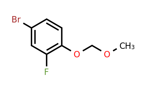CAS 143610-62-2 | 4-Bromo-2-fluoro-1-methoxymethoxy-benzene