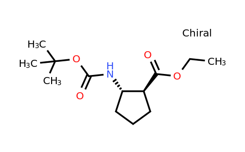 CAS 143617-95-2 | (1S,2S)-Ethyl 2-((tert-butoxycarbonyl)amino)cyclopentanecarboxylate