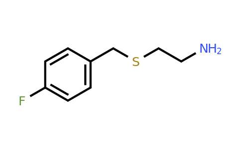 CAS 143627-49-0 | 2-((4-Fluorobenzyl)thio)ethanamine