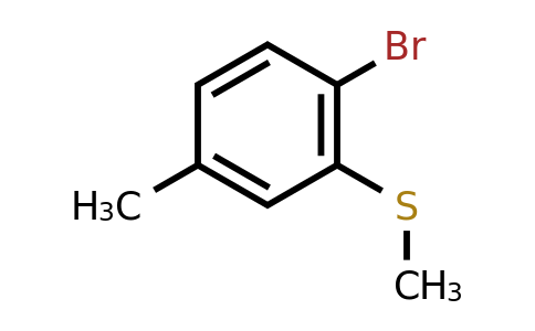 CAS 143701-84-2 | 1-Bromo-4-methyl-2-(methylthio)benzene