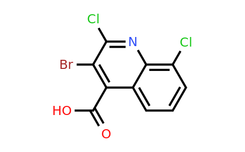 CAS 1437432-61-5 | 3-Bromo-2,8-dichloroquinoline-4-carboxylic acid