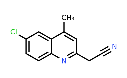 CAS 1437433-75-4 | 2-(6-Chloro-4-methylquinolin-2-yl)acetonitrile