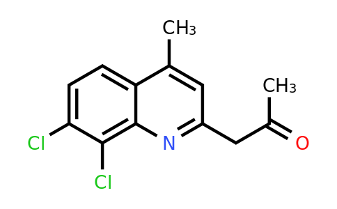 CAS 1437455-74-7 | 1-(7,8-Dichloro-4-methylquinolin-2-yl)propan-2-one
