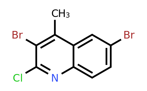 CAS 1437457-71-0 | 3,6-Dibromo-2-chloro-4-methylquinoline