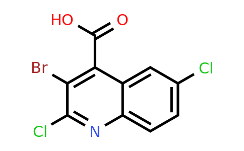 CAS 1437483-32-3 | 3-Bromo-2,6-dichloroquinoline-4-carboxylic acid