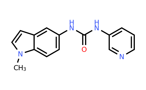 CAS 143797-63-1 | 1-(1-Methyl-1H-indol-5-yl)-3-(pyridin-3-yl)urea