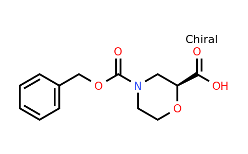 CAS 1439373-47-3 | (2S)-4-[(Benzyloxy)carbonyl]morpholine-2-carboxylic acid