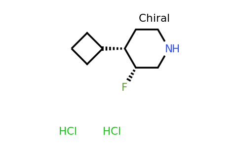 CAS 1439806-78-6 | (3R,4S)-4-cyclobutyl-3-fluoropiperidine dihydrochloride