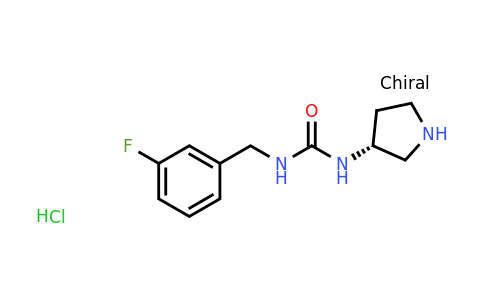CAS 1439894-59-3 | (R)-1-(3-Fluorobenzyl)-3-(pyrrolidin-3-yl)urea hydrochloride
