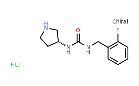 CAS 1439894-64-0 | (R)-1-(2-Fluorobenzyl)-3-(pyrrolidin-3-yl)urea hydrochloride